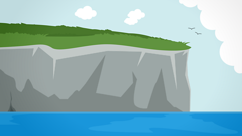 A cliff face