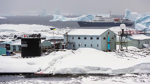 Vernadsky Research Base on Galindez Island, Antarctica