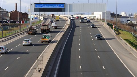 Motorway in Glasgow