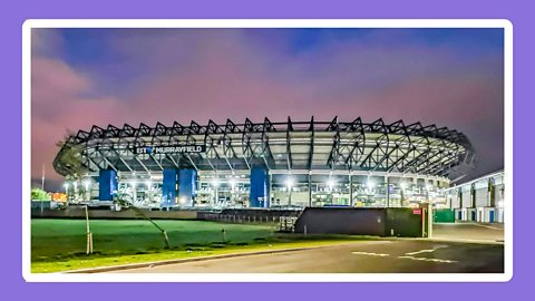 Murrayfield Stadium in Edinburgh.