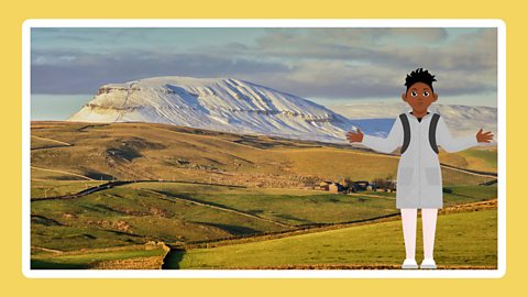  Pen-y-ghent or Penyghent, in The Yorkshire Dales, in the north of England.