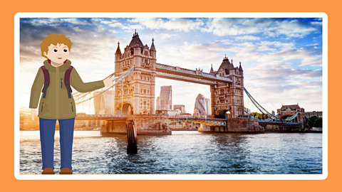 Tower Bridge in London.