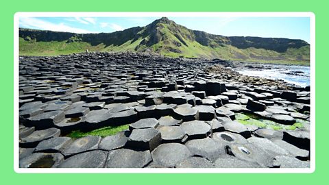 Basalt rock at the Giant's Causeway