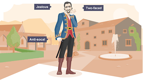 Jealous; Anti-Social; Two-faced