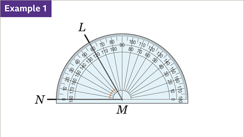 How to measure an angle - BBC Bitesize