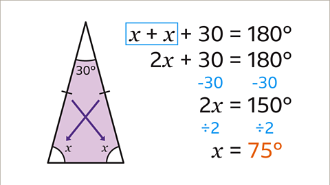 Angles in triangles and quadrilaterals - KS3 Maths - BBC Bitesize