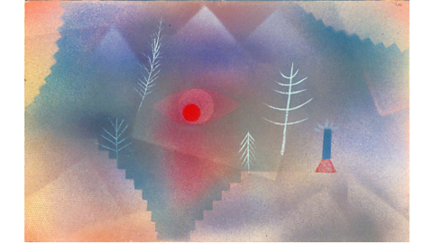 Glance of a Landscape, by Paul Klee, 1927