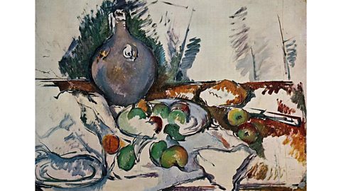 Still Life with Water Jug by Paul Cézanne.
