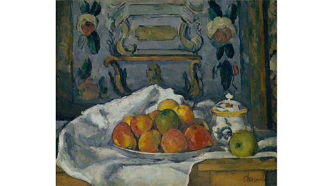 Dish of Apples by Paul Cézanne.