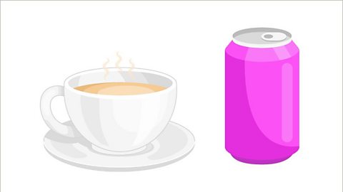A series of two images. The first image is the same as the previous. The second image shows a can of soft drink.