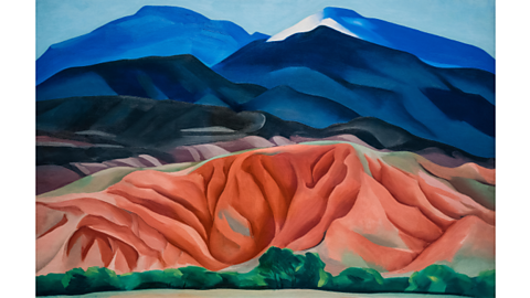 Black Mesa Landscape, painted by Georgia O'Keeffe in 1930