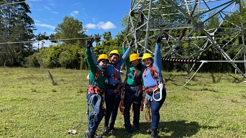 Business Daily, Business Daily, Female electrical line workers