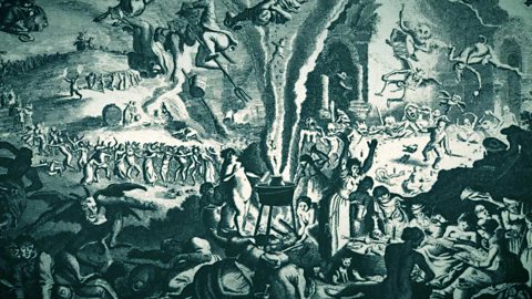 Depiction of hell