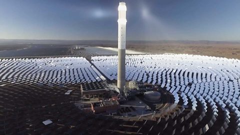 Morocco's solar mirror plant