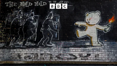 Witness History, Witness History, Banksy’s first street art mural