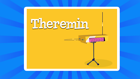 A cartoon image of a theremin.