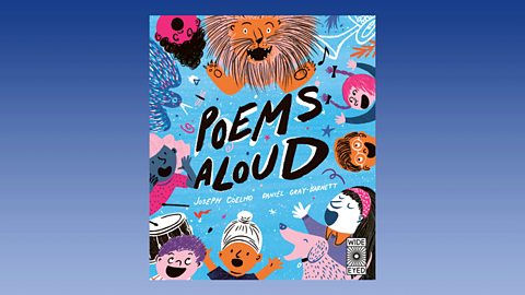 A book cover of Poems Aloud