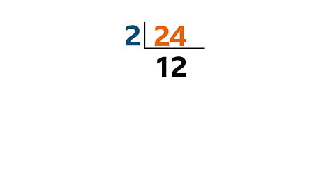 24/2=12