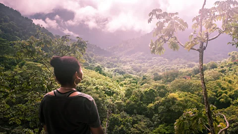 Kogi person in Minca, Colombia