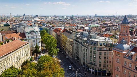 Waldhaeusl/McPhoto/Alamy Roofscape Vienna