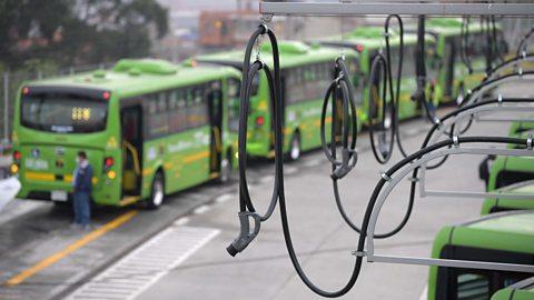 Getty Images Intense air pollution across many Chinese cities added momentum to the switch to electric vehicles (Credit: Getty Images)