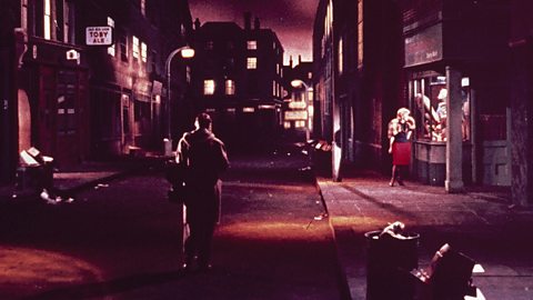 Alamy Peeping Tom takes place in a seedy contemporary world, shot in lurid Eastmancolor (Credit: Alamy)