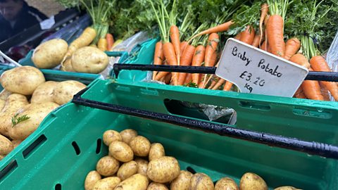 India Bourke Potatoes featured prominently during India's quest for local food in London (Credit: India Bourke)