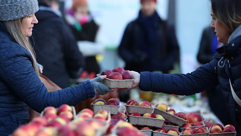 Getty Images A farmers' market in London (Credit: Getty Images)