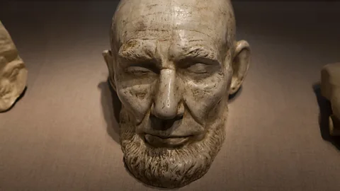 Abraham Lincoln's life mask, taken two months before he died (Credit: Alamy)