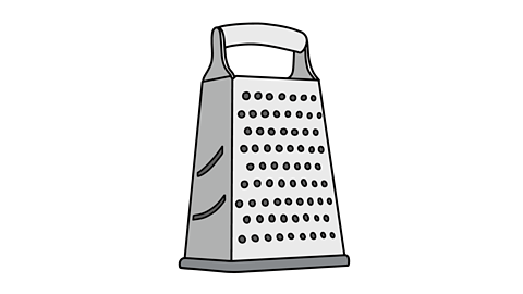 An illustrated grater