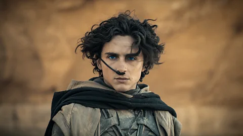 Still of the actor Timothee Chalamet in Dune: Part Two