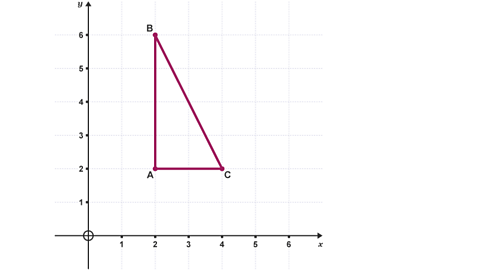 Enlarge triangle (ABC) by 1/2