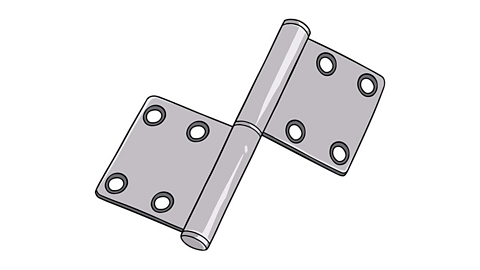 A flag hinge