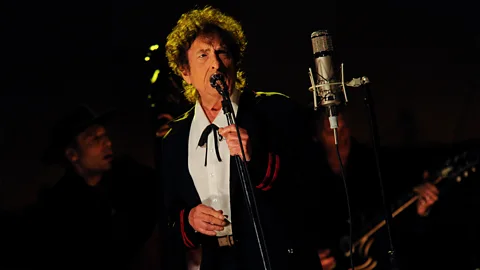 Bob Dylan on stage (Credit: Getty Images)