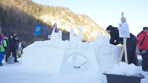 Slovenia's spectacular snow sculptures