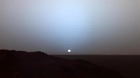 Why sunsets on Mars are blue