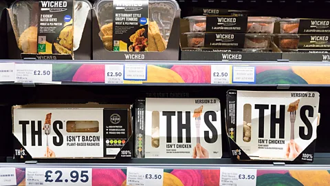 THIS isn’t chicken and vegan ready meals on the shelves of a supermarket (Credit: Alamy)
