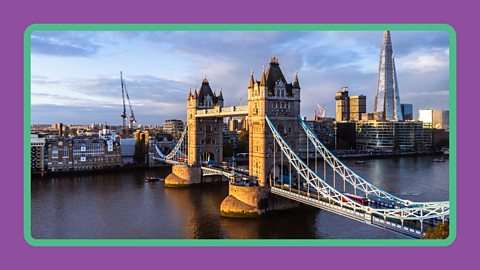 Tower Bridge in the early morning.