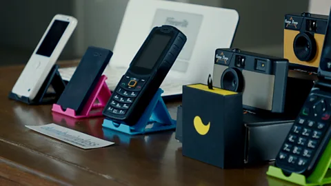 A selection of dumbphones