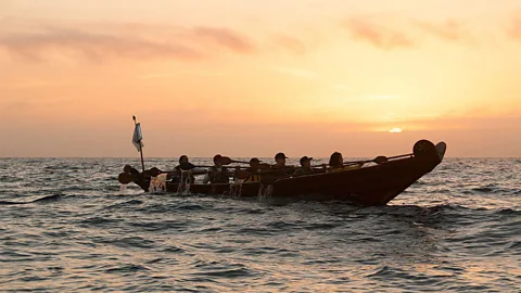 Smal boat on the ocean (Credit: Alamy)