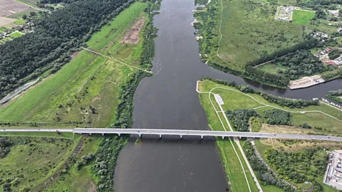 Aerial view of Panemunu0117 road (Credit: Lukas Pileckas)