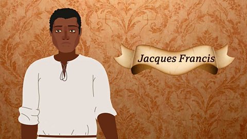 A drawing of Jacques Francis.