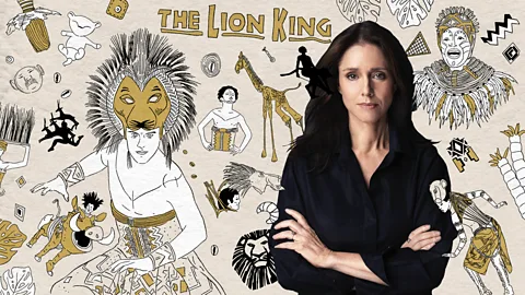 Illustration of Julie Taymor and The Lion King (Credit: Emmanuel Lafont)