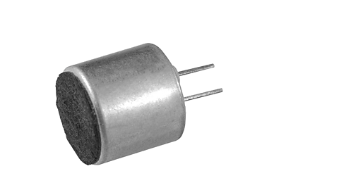 condenser microphone - close-up with white background