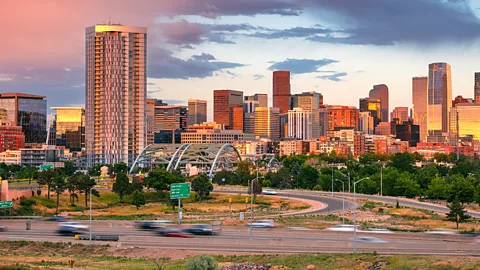 Skyline view of downtown Denver, CO (Credit: Getty Images)