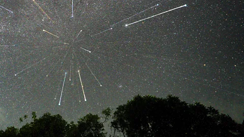 The Geminid meteor shower as seen from Ratnapura, Sri Lanka, in 2023 (Credit: Getty Images)