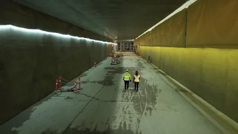 Denmark's largest underwater tunnel