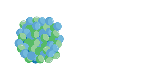 An unstable nucleus.