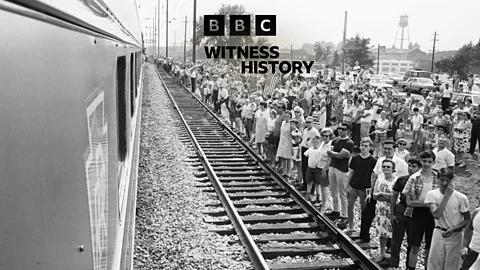 Witness History, Witness History, The funeral train for Robert Kennedy
