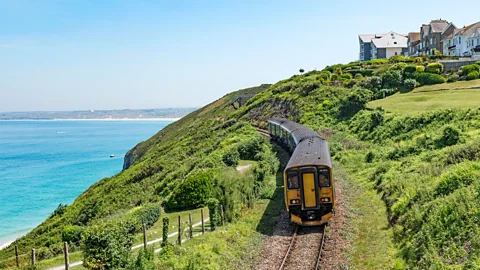 St. Ives branch railway line ing Carbis Bay n Cornwall (Credit: Tom Chesshyre)